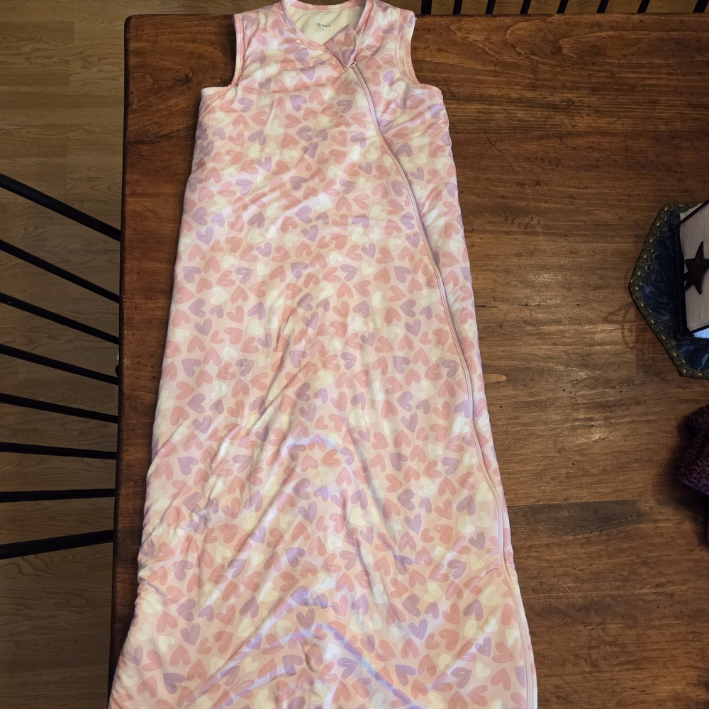 Quince Pink and Lavender Heart Sleepwear